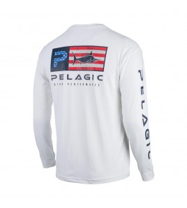 MAGLIA PELAGIC MANICA LUNGA AQUATEK ICON LONG SLEEVE PERFORMANCE SHIRT MARLIN