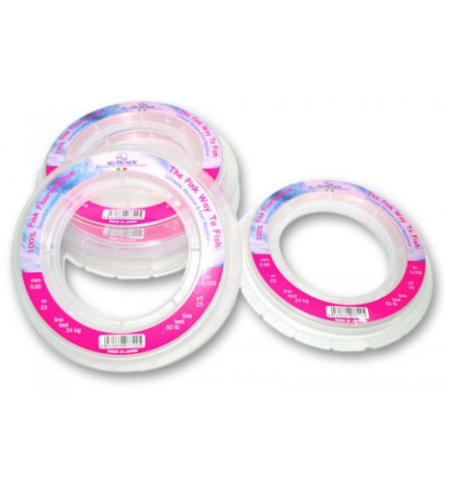 FILO PINK 1000 LB FLUOROCARBON 25 MT ALUTECNOS