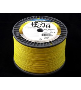 Trecciato Line Kairiki 8 3000m 0.35mm 39.5kg Yellow