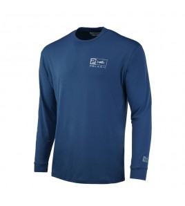 MAGLIA PELAGIC MANICA LUNGA AQUATEK ICON LONG SLEEVE PERFORMANCE SHIRT Smokey Blue