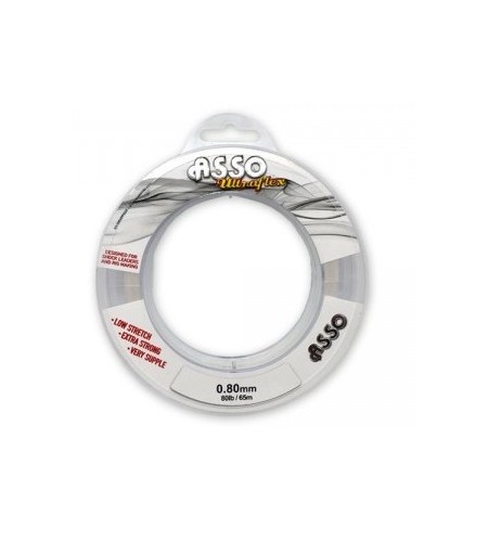 FILO PESCA ASSO ULTRAFLEX MM 0,40 BOBINA MT 65