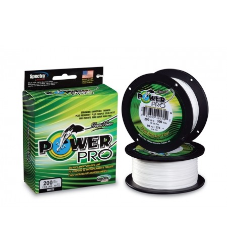 Power Pro Spectra mm 0,36 KG 30 LB 66 MT 2740 Colore Bianco 4 Fili