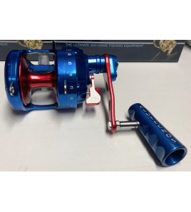 Mulinello Alutecnos Albacore Gorilla 20W 2S Doppia Velocita'Blu Rosso