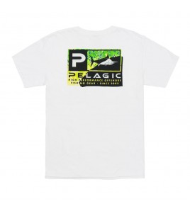 MAGLIA MANICA CORTA PELAGIC FLYING TORN ICON PREMIUM T-SHIRT WHITE