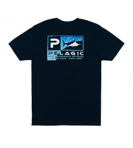 MAGLIA MANICA CORTA PELAGIC FLYING TORN ICON PREMIUM T-SHIRT NAVY BLUE