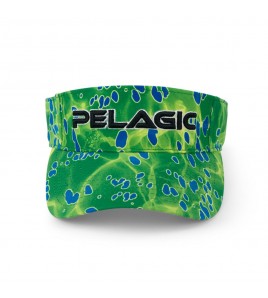 CAPPELLINO PELAGIC PERFORMANCE PRINT FISHING VISOR - DORADO GREEN