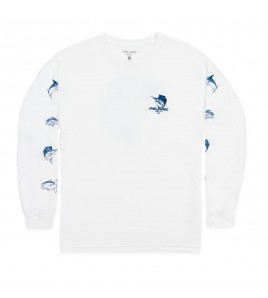 MAGLIA MANICA CORTA PELAGIC FLYING SAIL LS TEE WHITE