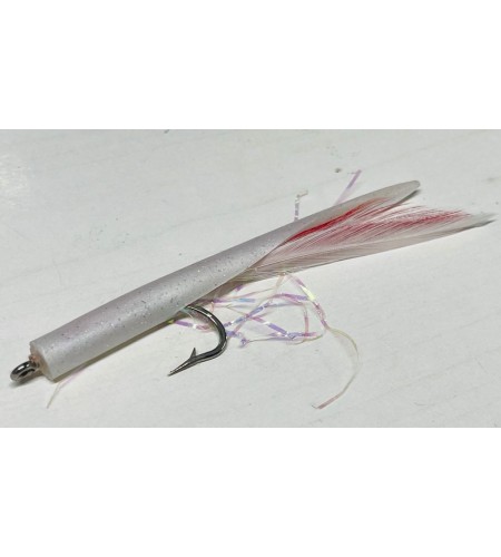 Artificiale Silicone Tuna Kona White Red Cm 9