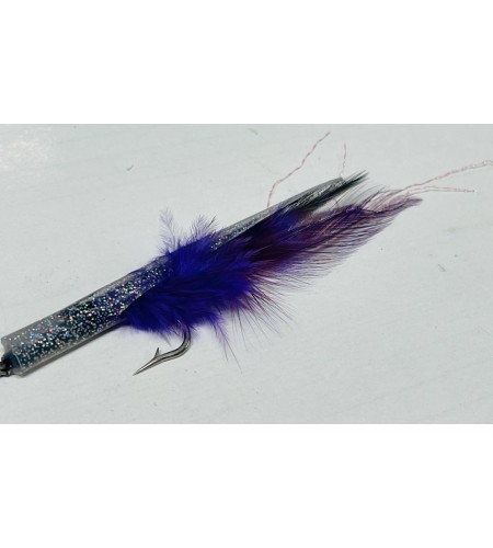 Artificiale Silicone Tuna Kona Violet Black Silver Cm 9