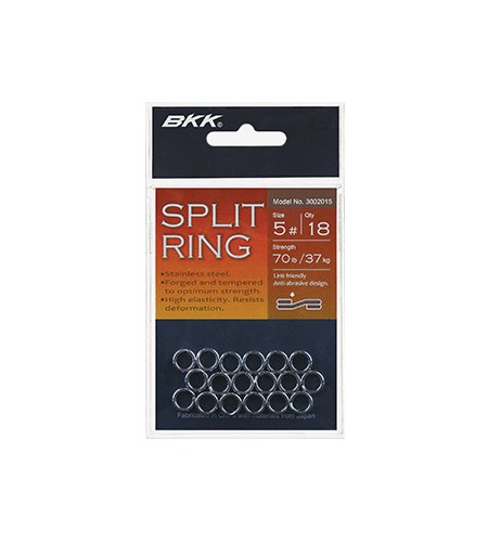 SPLIT RING BKK MISURA 3 KG 22,6 CONFEZIONE DA 18 PEZZI