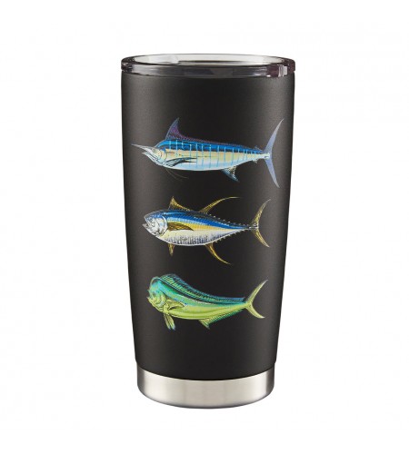 CONTENITORE TERMICO ACCIAIO 20 OZ MULTI FISH