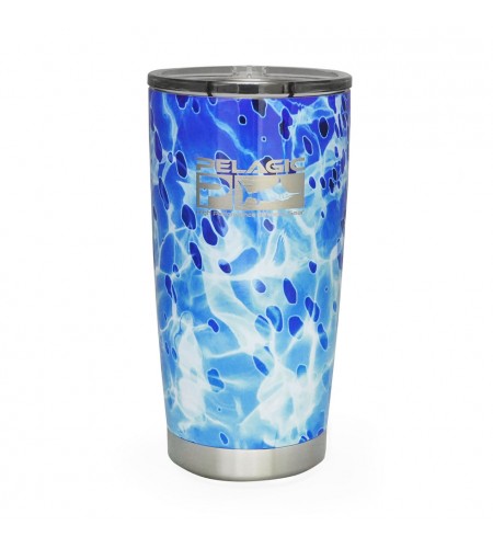 CONTENITORE TERMICO ACCIAIO 20 OZ TUMBLER DORADO BLUE 