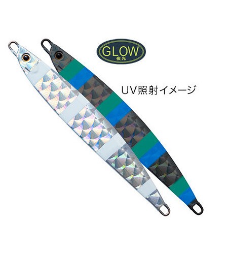 ARTIFICIALE PALMS HEXER SABER JIGGIN GR 80 COLORE KM-311 SILVER UV GLOW