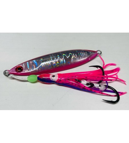 ARTIFICIALE ANKA SLOW INCIKU FISHUS GR 150 COLORE 01 PINK SILVER