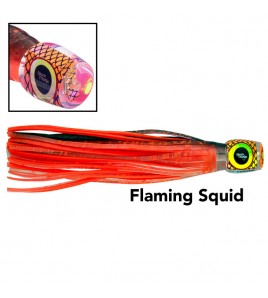 KONA MAGGOT BLACK MAGIC TRAINA D'ALTURA X Aguglie Blu Marlin Vela Tonni CM 200 COLORE RED FLAMING SQUID