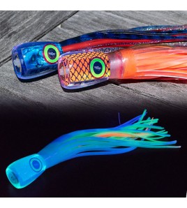 KONA FLEX AT BLACK MAGIC TRAINA D'ALTURA X Aguglie Blu Marlin Vela Tonni CM 200 COLORE FLAMING SQUID