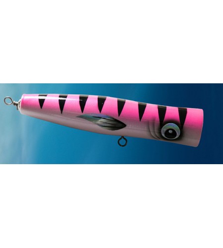 ARTIFICIALE POPPER ZFA NOSY 18 CM GR 80 COLORE ZEBRA PINK