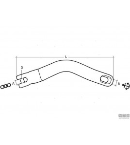 GIUNTO ANCORA TRIMFIX X CATENA 6/8 MM