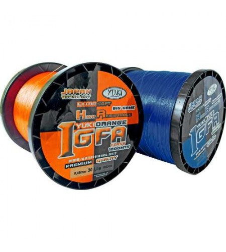 Mono FILO YUKI ORANGE IGFA TOURNAMENT 30 LB 1000 MT