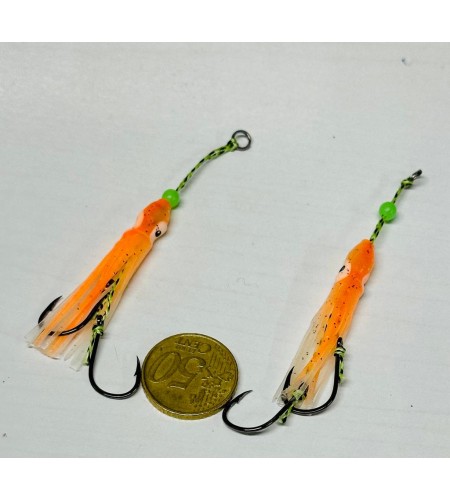 ASSIST INC BAIT ZFA 2/0 SLOW JIGGING INCIKU COLORE ARANCIO