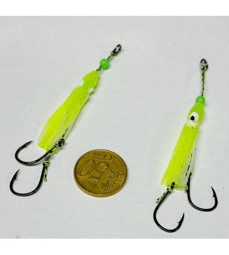 ASSIST INC BAIT ZFA 2/0 SLOW JIGGING INCIKU COLORE GIALLO