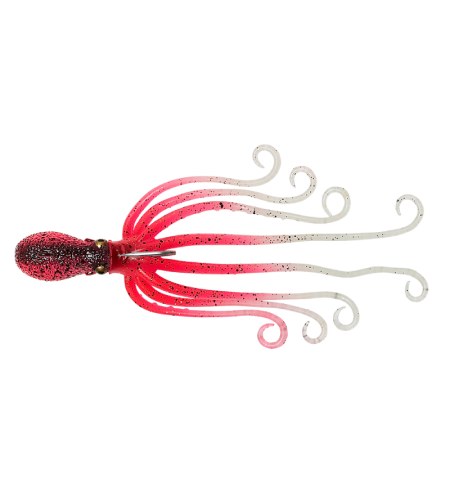 ARTIFICIALE SILICONE 3D OCTOPUS SAVAGE COLORE UV PINK GLOW CM 16 GR 120