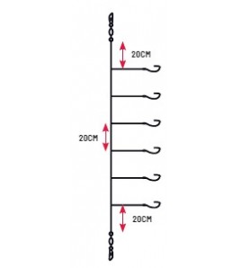 Sabiki HAYABUSA S 500 E MIX YARN N. 8