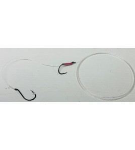 Terminale Ricciola in Fluorocarbon White MM 0,60 AMO 7/0 Owner