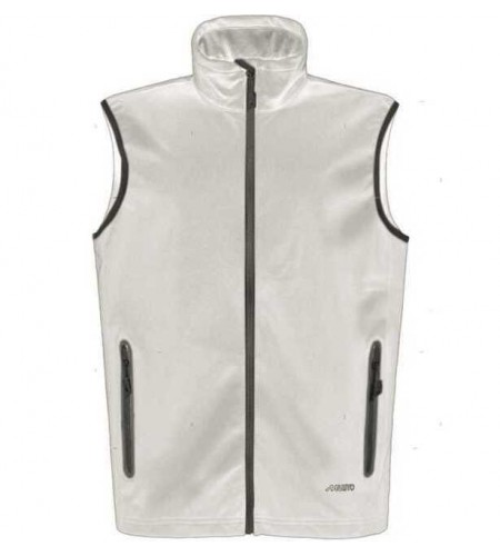 GILET MUSTO ESSENTIAL SOFTSHELL COLORE BLUE PLATINO BIANCO