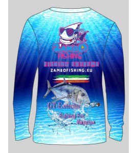 MAGLIA ZFA GT EXTREME AZUL SEA TECNICA TESSUTO UV PROTECTOR UP 50+