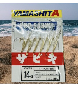 Sabiki Yamashita WFN-600 Pelle di Pesce Amo 10