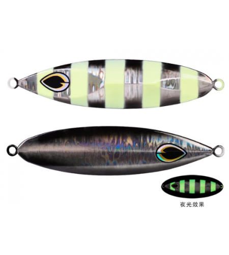 ARTIFICIALE SLOW JIGGING ZFA Dante GR 100 Silver Black Glow