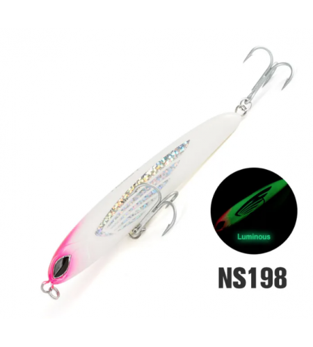 Stickbait ZFA NOSY MYTSIO Affondante CM 13 GR 81 Colore Bianco Pink