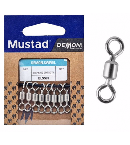 GIRELLA MUSTAD DEMON SWIVEL DLSS01 MISURA 4 KG 55 LB 120