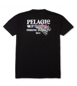 MAGLIA MANICA CORTA PELAGIC PREMIUM POCKET TEE LURED COLORE NERO