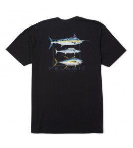 MAGLIA MANICA CORTA PELAGIC PREMIUM TEE GAME DAY COLORE NERO