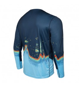 MAGLIA PELAGIC MANICA LUNGA VAPORTEK SONAR COLORE NAVY