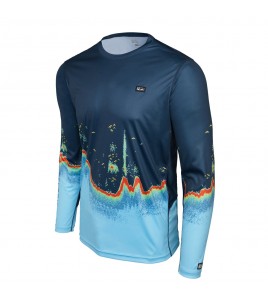 MAGLIA PELAGIC MANICA LUNGA VAPORTEK SONAR COLORE NAVY