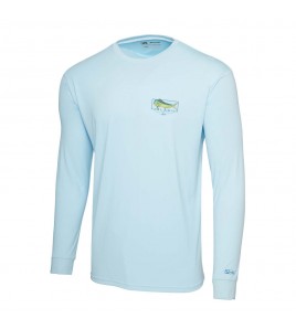 MAGLIA PELAGIC MANICA LUNGA AQUATEK MAHI-MIND COLORE LIGHT BLUE