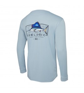 MAGLIA PELAGIC MANICA LUNGA AQUATEK SAILFISH MIND COLORE SLATE