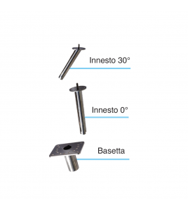 PORTA CANNE Jonian Sea Seawolf Innesto 30°