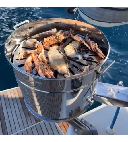 BRACIERE DA BARCA ACCIAIO INOX Spitfire Boat SOLO BBQ