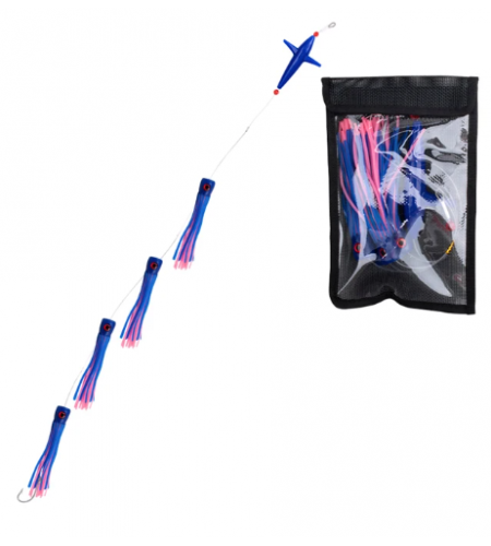 1 KIT ZFA Aero Kona Trolling Colore Blue Pink