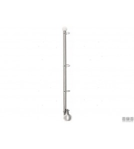 ASTA PORTABANDIERA CLAMP INOX H 380 MM 