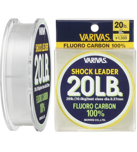 Filo Varivas Shock Leader Fluorocarbon MM 0.37 LB 20 MT 30