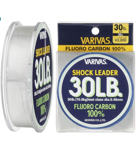 Filo Varivas Shock Leader Fluorocarbon MM 0.48 LB 30 MT 30