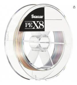 Trecciato Grandmax PE X8 Seaguar Multicolor PE 6 MM 405 KG 89 LB 86 Metri 300