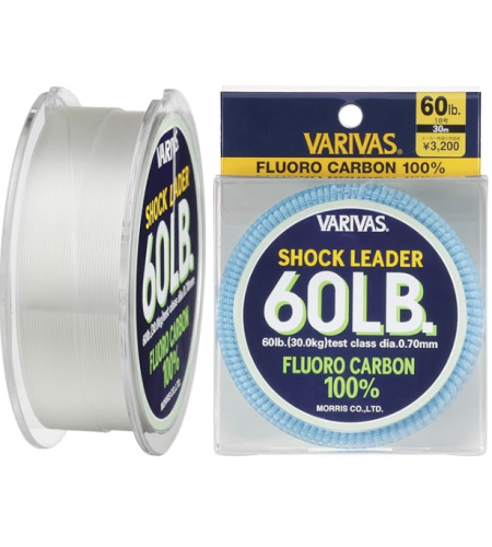 Filo Varivas Shock Leader Fluorocarbon MM 0.70 LB 60 MT 30