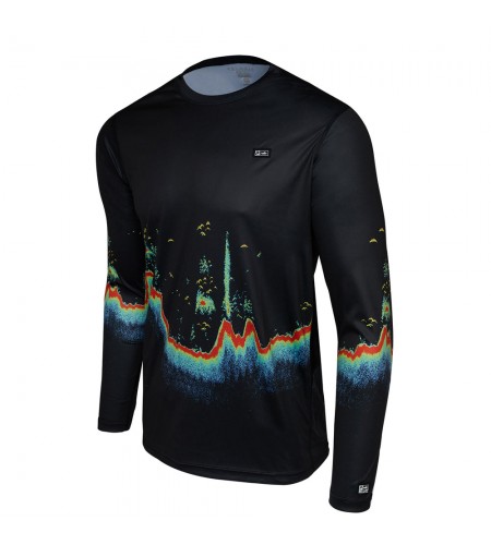 MAGLIA PELAGIC MANICA LUNGA VAPORTEK SONAR COLORE BLACK