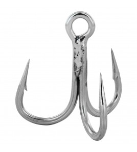 ANCORETTA MUSTAD ULTRA NOIR 1/0 KAIJU INLINE TREBLE HOOK - 5X STRONG 3500UN 